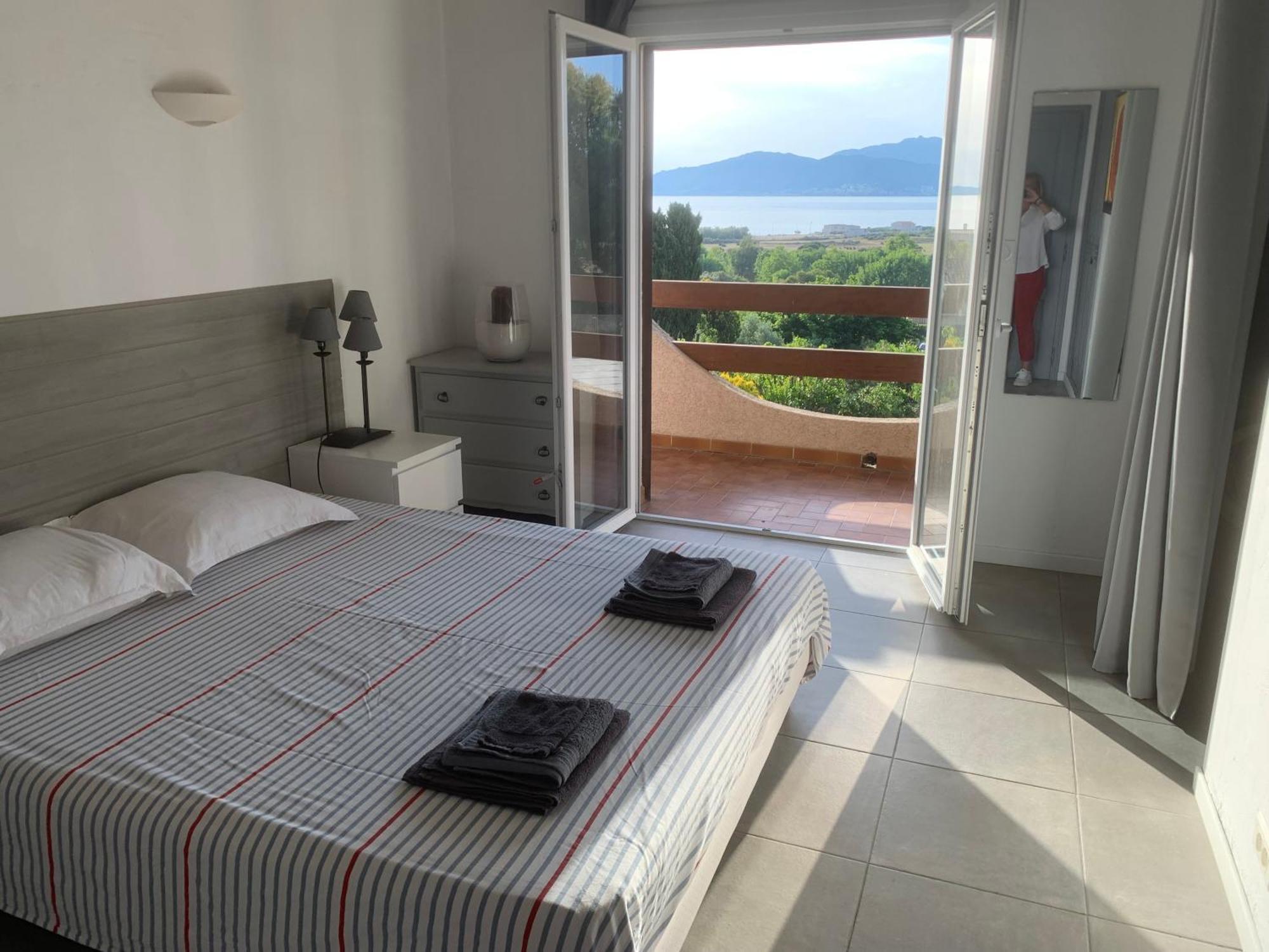 Corsicadream Arone Superbe Appartement Dans Villa, Vue Panoramique Mer, Piscine, Proche Porticcio Pietrosella Exterior foto